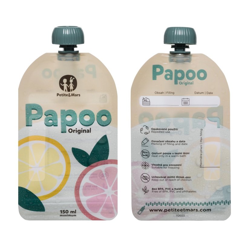 PETITE&MARS Papoo Original baby pouch set, 6 pcs