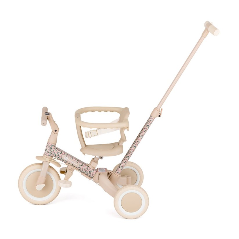 PETITE&MARS Multifunctional 5-in-1 Turbo Tricycle – Limited Edition Pink Meadow