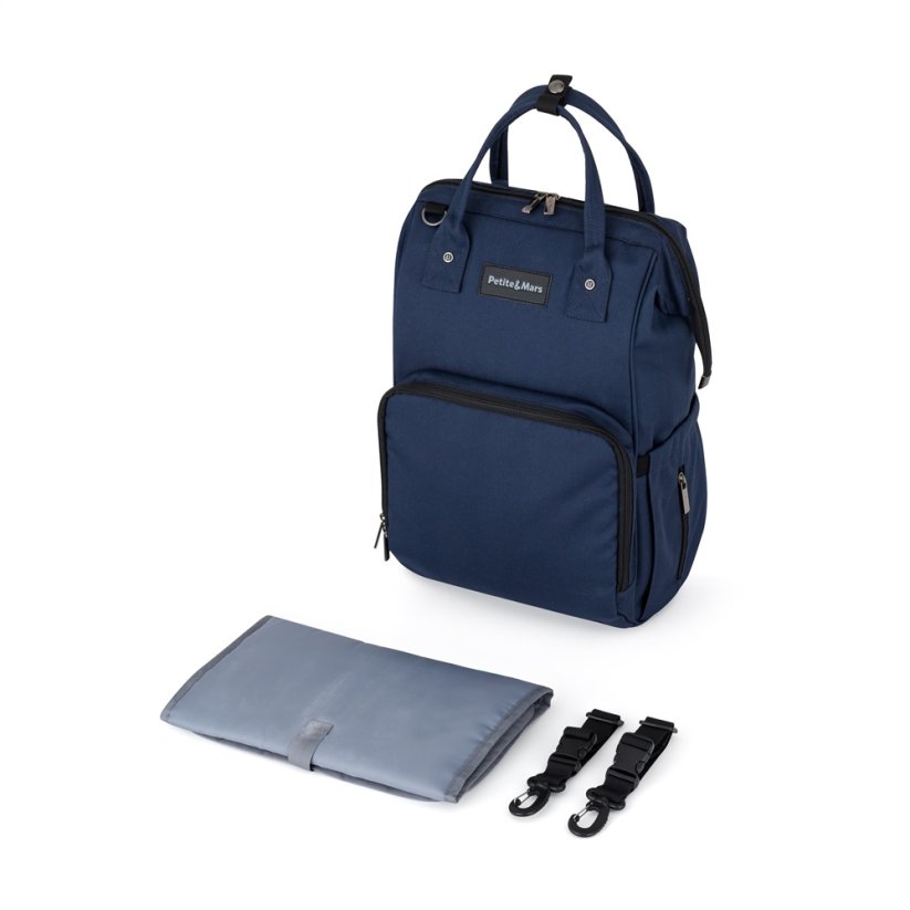 PETITE&MARS Batoh prebalovací na kočík Jack Dark Blue