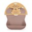 PETITE&MARS Silicone bib Take&Match 6m+ - Take&Match: Velvet Latte