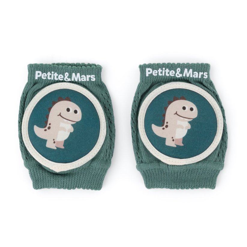 PETITE&MARS Elastic knee pads for crawling Follow - Take&Match: Intense Ochre