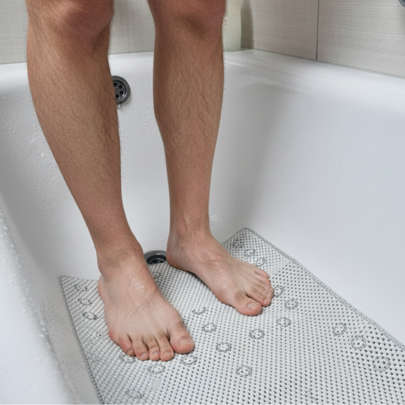 PETITE&MARS Bathtub mat Harry - extra long - Variants of  Harry: White