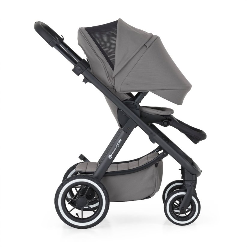 PETITE&MARS Wózek wielofunkcyjny ICON 2w1 AIR SET LITE - Warianty Icon: Mocha Beige