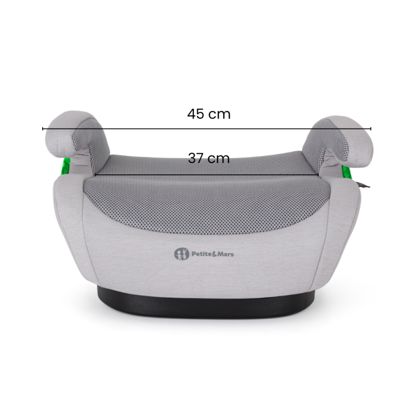 PETITE&MARS Podsedák Optimus Pro i-Size 125 - 150 cm (22-36 kg) - Varianty Optimus Pro: Gentle Grey