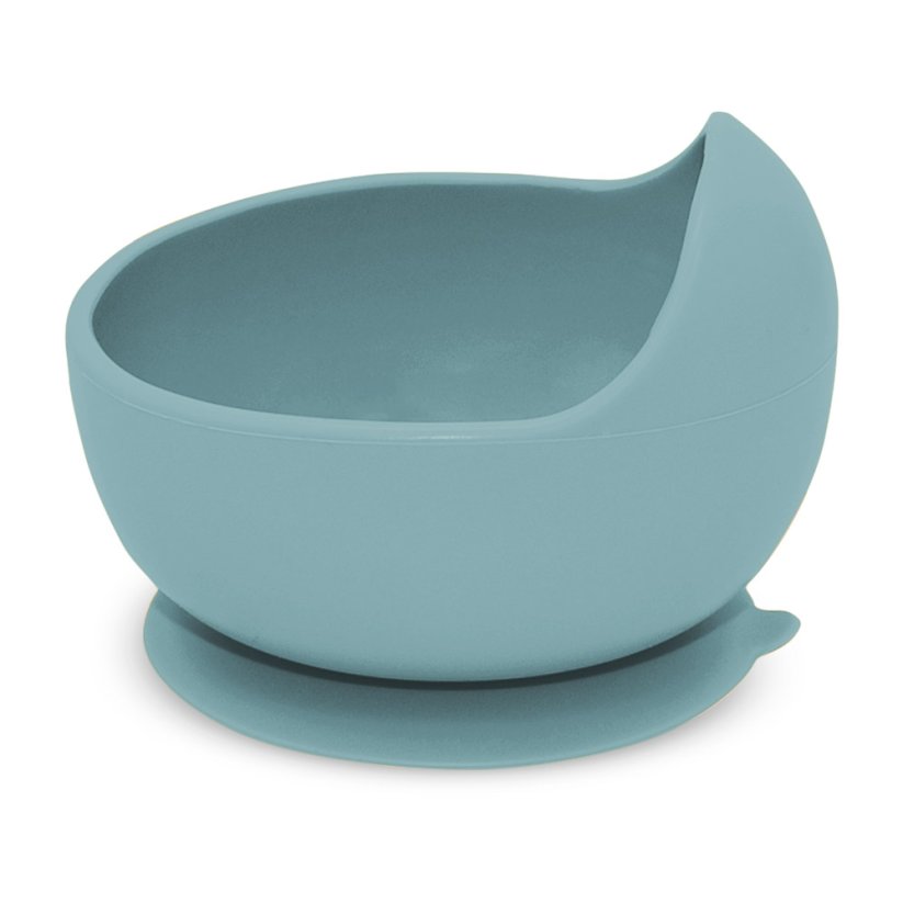 PETITE&MARS Silicone bowl with suction pad TAKE&MATCH 6m+ - Take&Match: Frosted Sky