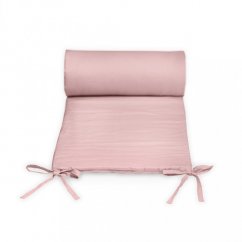 PETITE&MARS Baby cot bumper TILLY Dusty Pink 180 cm