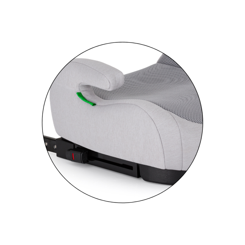 PETITE&MARS Podstawka samochodowa Optimus Pro i-Size 125 - 150 cm (22-36 kg) - Varianty Optimus Pro: Gentle Grey
