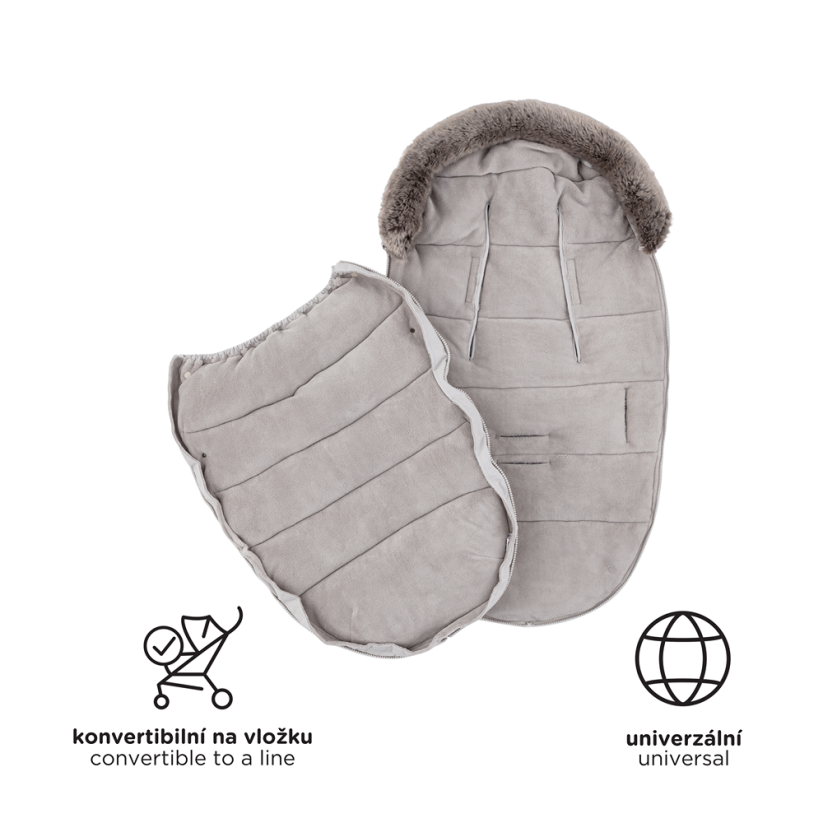PETITE&MARS Footmuff 4in1 Comfy - Variants of  Comfy: Veritable Khaki