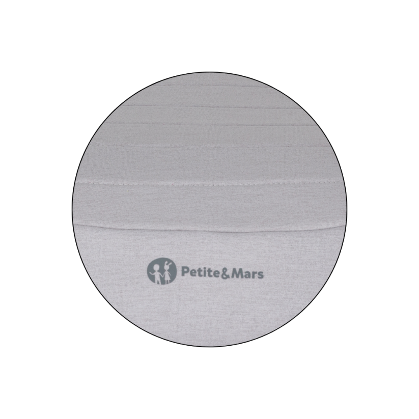 Petite&Mars Zuno Booster Seat (100–150 cm) - Varianty Zuno: Coal Black