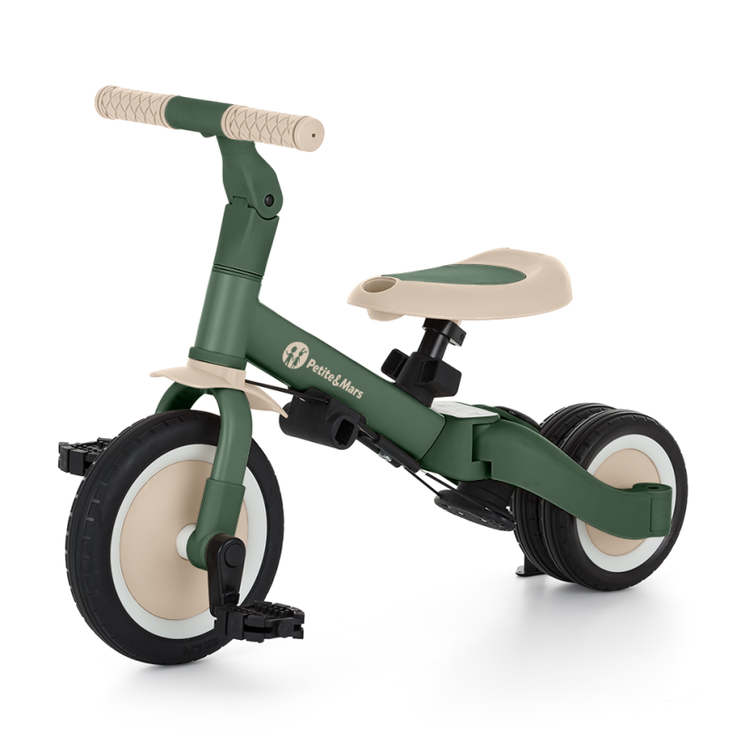 PETITE&MARS Wielofunkcyjny rowerek trójkołowy 5w1 Turbo