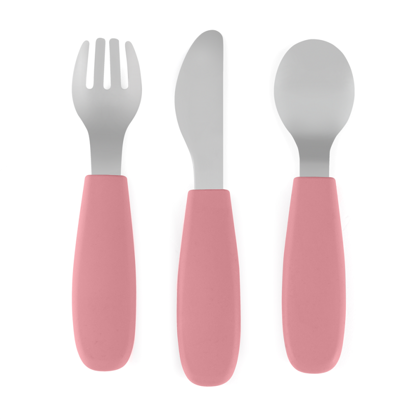 PETITE&MARS Sada príborov s nerezovej ocele Take&Match 12m+ - Take&Match: Sweet Pea