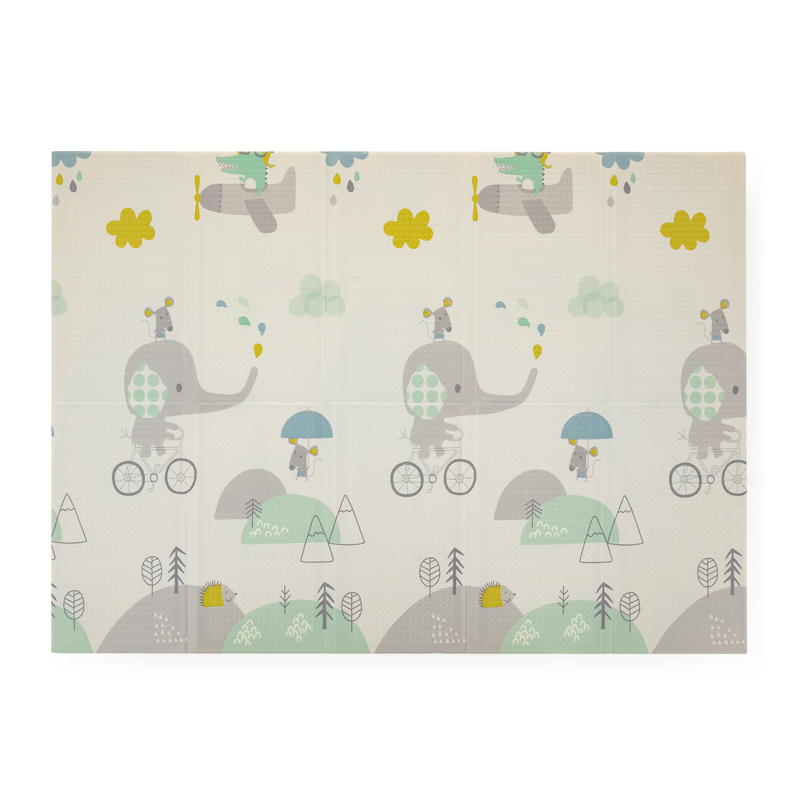 PETITE&MARS Double-sided, foldable baby playmat Campy