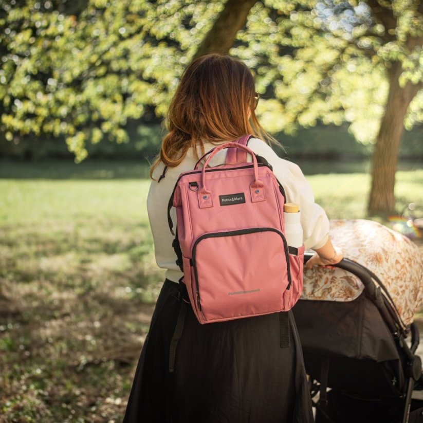 PETITE&MARS Diaper backpack Jack - Catchthemoment series Dusty Rose