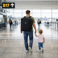 PETITE&MARS Carrie Black torba transportowa na wózek