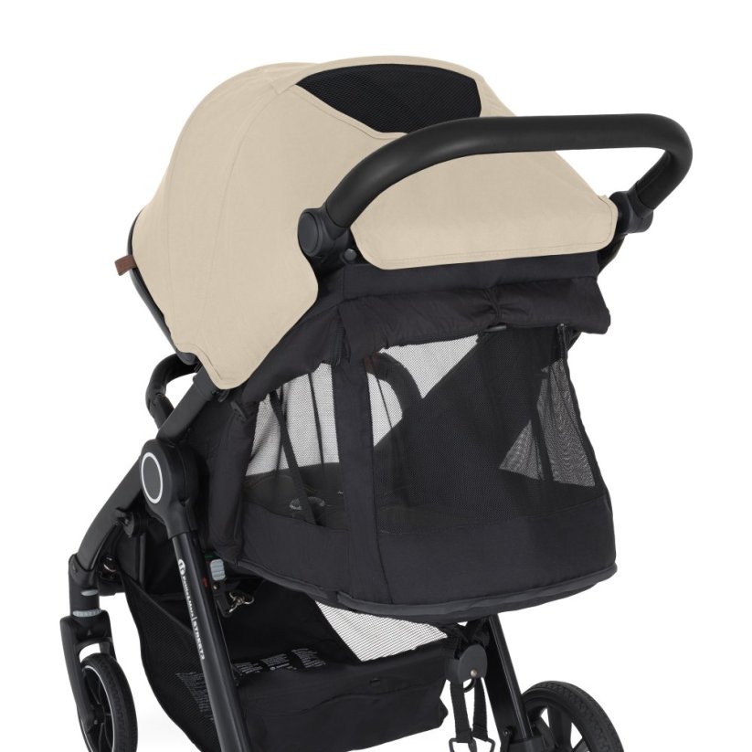 PETITE&MARS Wózek spacerowy Street2 RWS Black - Barwa wózka: Sahara Beige