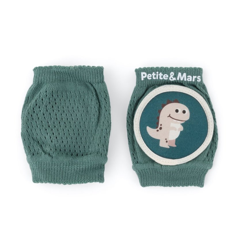 PETITE&MARS Elastic knee pads for crawling Follow - Take&Match: Intense Ochre