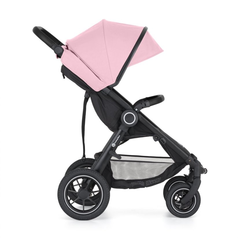 PETITE&MARS Kočík športový Street2 Air Black - Farba kočíka: Rose Pink