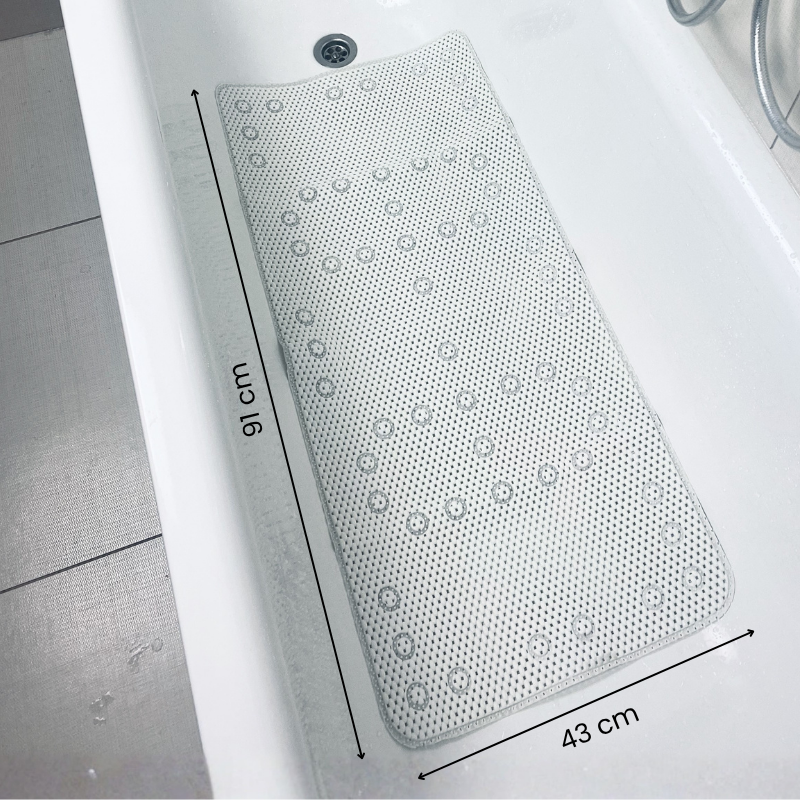PETITE&MARS Bathtub mat Harry - extra long - Variants of  Harry: White