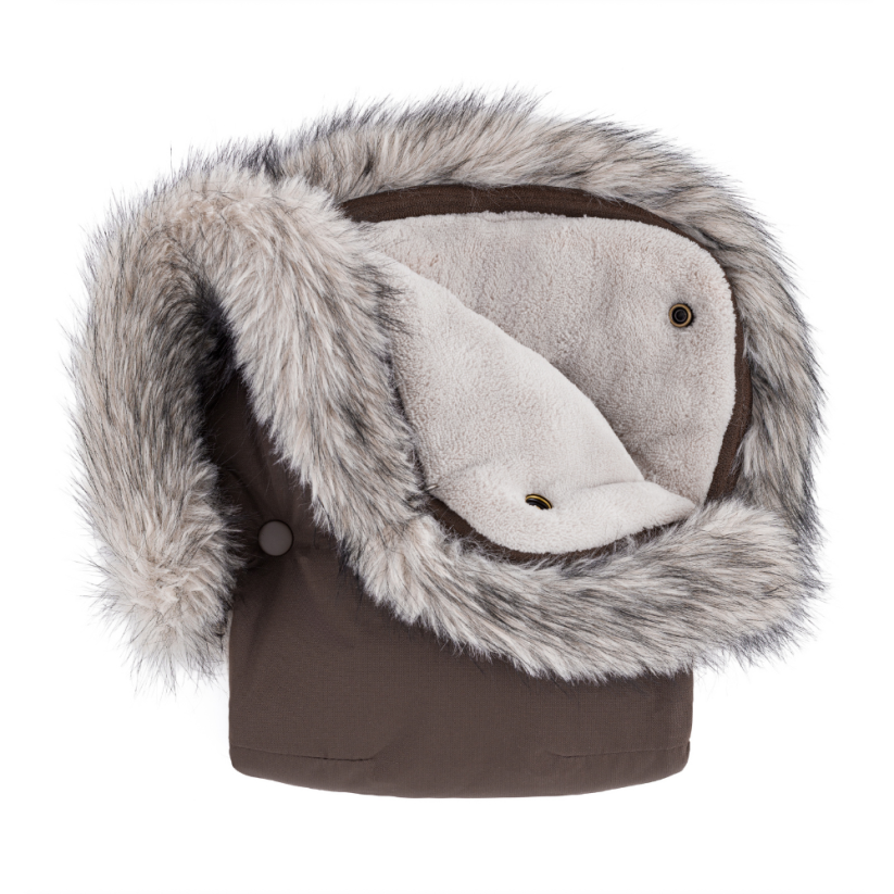 PETITE&MARS Rukávník / rukavice Furry - Varianty Furry: Mocha Mousse