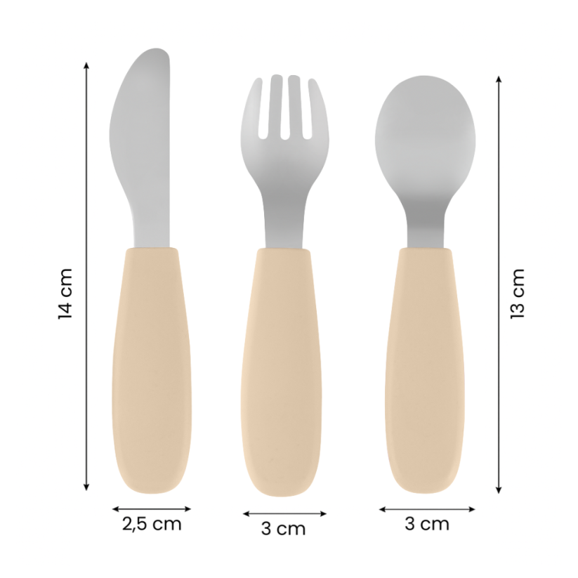 PETITE&MARS Sada příborů s nerezové oceli Take&Match 12m+