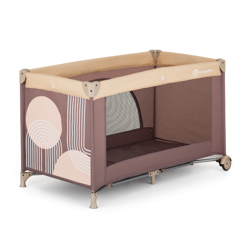 PETITE&MARS Postýlka cestovní Nyja - Varianty Nyja: Elegant Dreamlines Mocha