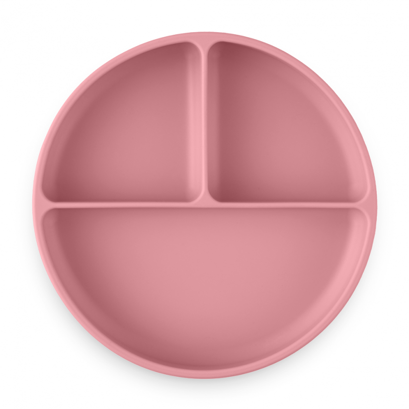 PETITE&MARS Silicone divided plate round TAKE&MATCH 6m+