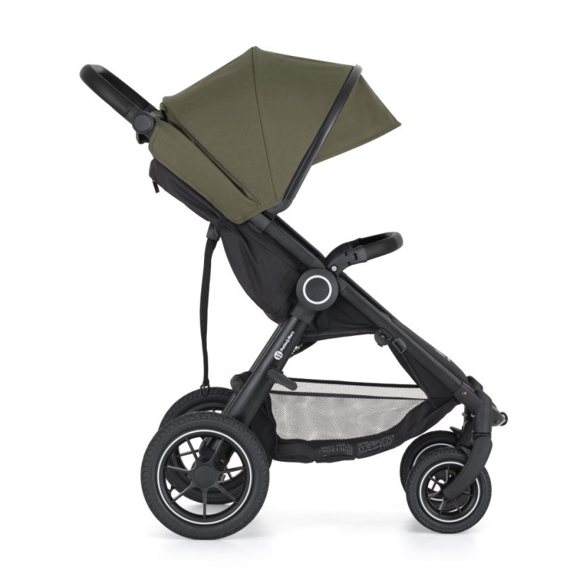 PETITE&MARS Street2 stroller Air Black - Stroller colour: Mature Olive