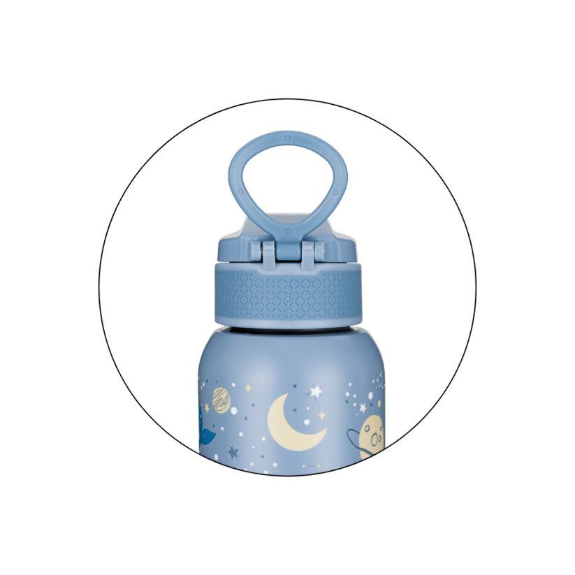PETITE&MARS Kids Thermos Bottle with Straw 350 ml - Varianty  Thermos Bottle 350 ml: Work Zone