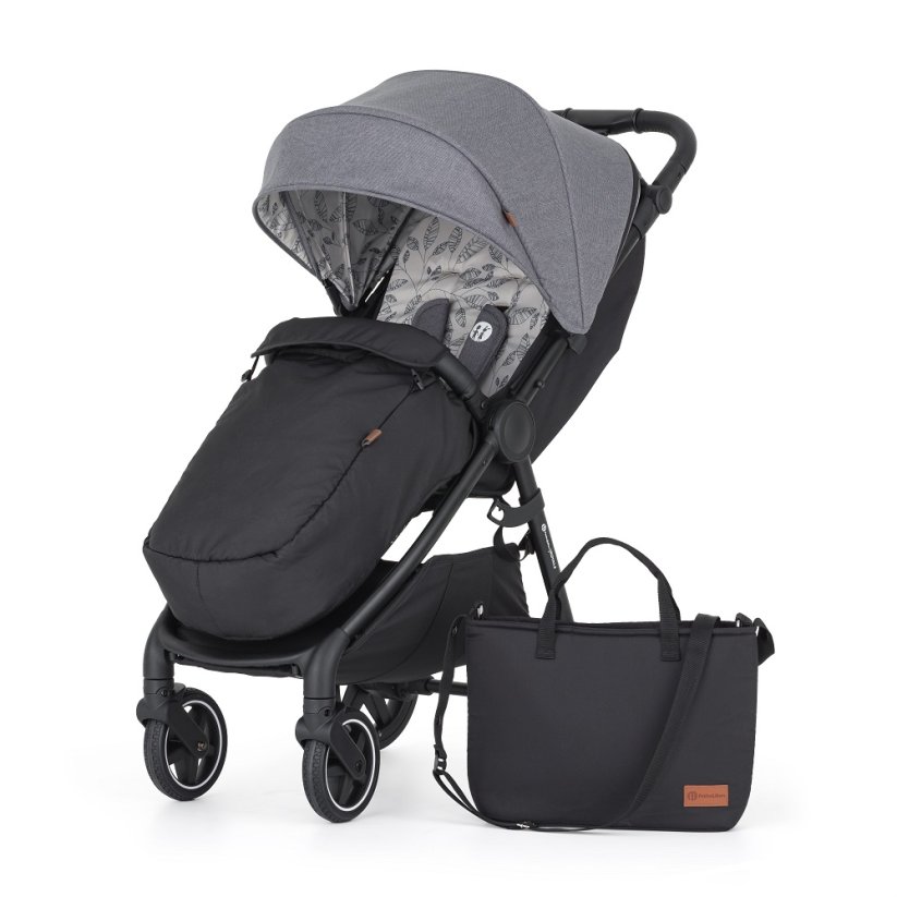 PETITE&MARS Stroller Royal3 Black - Stroller colour: Ultimate Grey