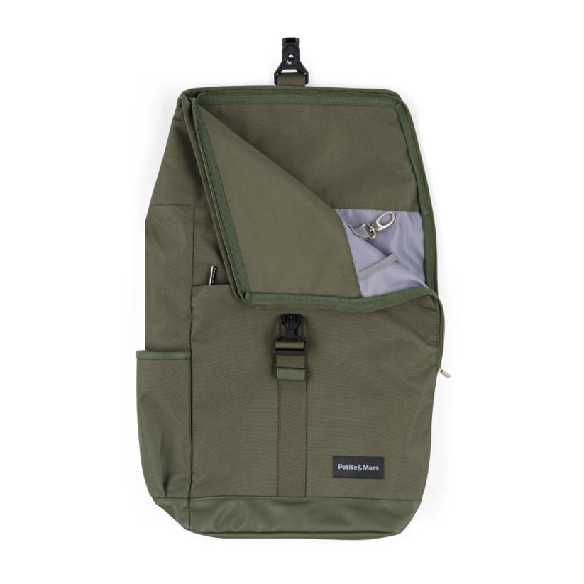 PETITE&MARS Diaper backpack Jackob Military Green