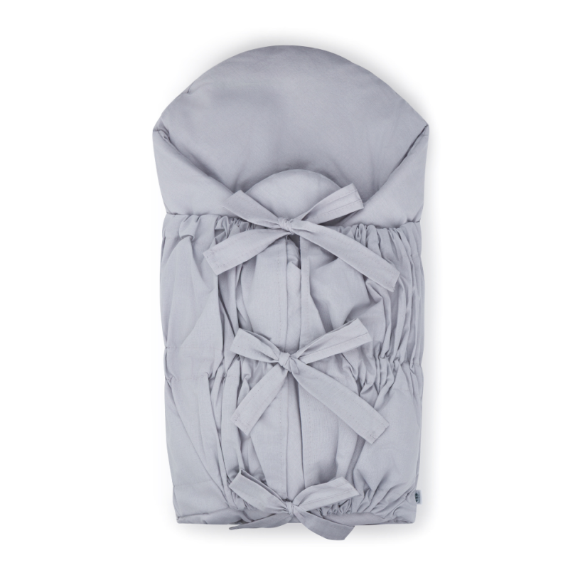 PETITE&MARS Zavinovačka šněrovací Nurse s pevnou kokosovou vložkou 75x75 cm - Varianty Nurse: Light Grey
