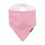 PETITE&MARS Bryndák bandana Luke 3m+ - Luke Bandana: Beige Strawberries & Dusty Rose