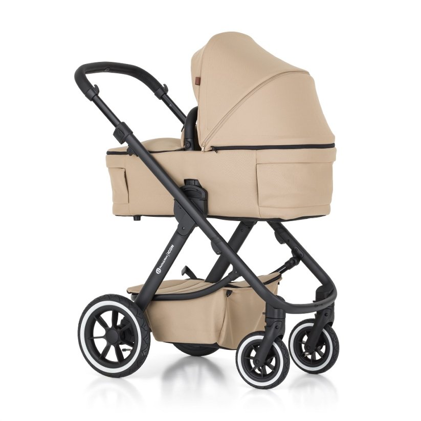 PETITE&MARS Wózek wielofunkcyjny ICON 2w1 AIR SET LITE - Warianty Icon: Mocha Beige