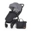 PETITE&MARS Stroller Royal3 Black - Stroller colour: Ultimate Grey