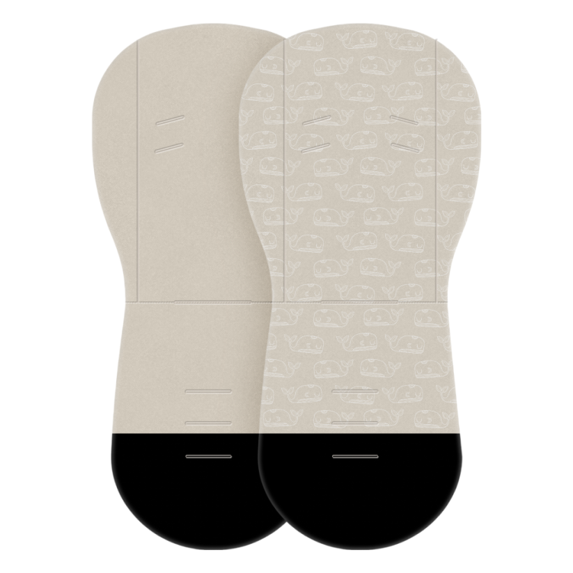 PETITE&MARS Stroller liner Foamy - Variants of  Foamy: Beige Whale