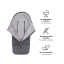 PETITE&MARS Footmuff Jibot 3in1 - Variants of  Jibot: Sweet Toffee