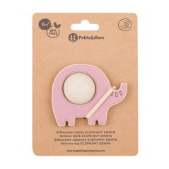 PETITE&MARS Hračka silikónová Elephant Edwin 6m+
