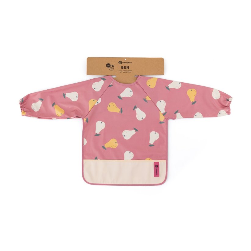 PETITE&MARS Longsleeve bib Ben - Variants of Ben: Beige Citrus