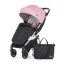 PETITE&MARS Kočík športový Royal3 Silver - Farba kočíka: Rose Pink