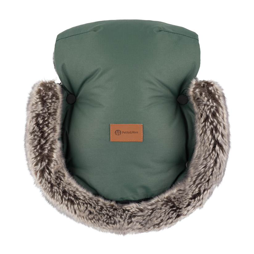 PETITE&MARS Rukávník / rukavice Furry - Varianty Furry: Veritable Khaki