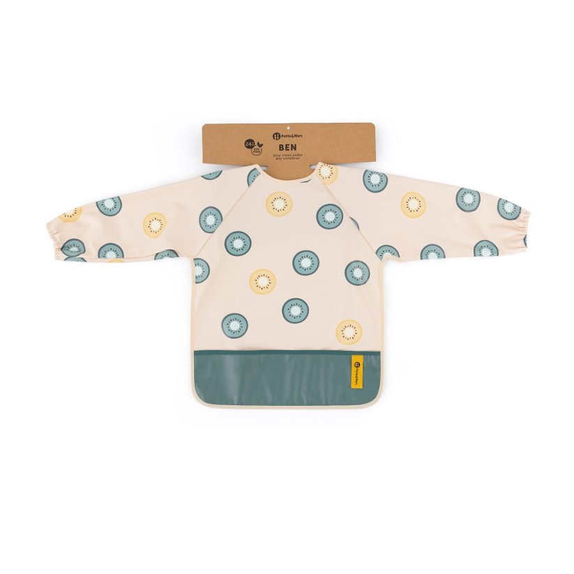 PETITE&MARS Longsleeve bib Ben - Variants of Ben: Beige Citrus