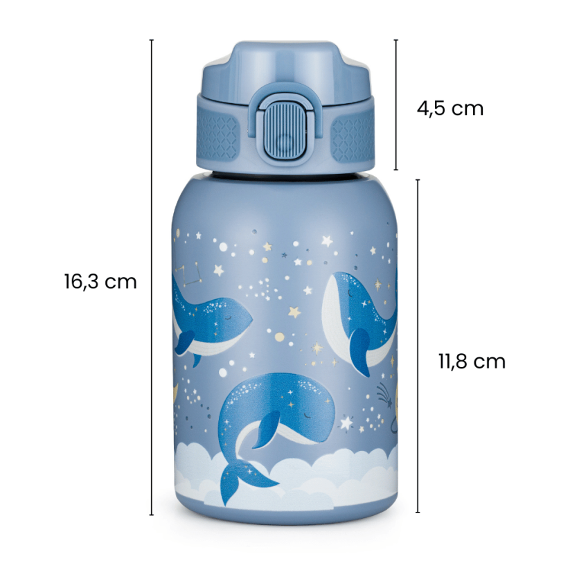 PETITE&MARS Kids Thermos Bottle with Straw 350 ml - Varianty  Thermos Bottle 350 ml: Work Zone