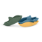 PETITE&MARS Silikonowe zabawki kąpielowe Sharks 6m+