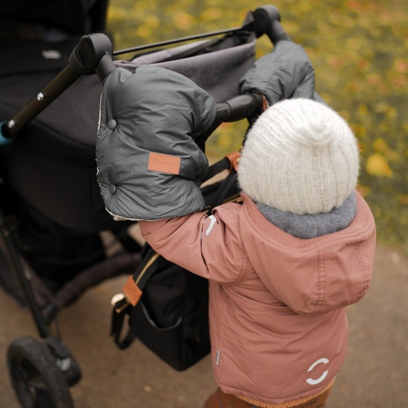 PETITE&MARS Rukávník / rukavice Jasie na kočárek - Varianty Jasie: Mysterious Plum