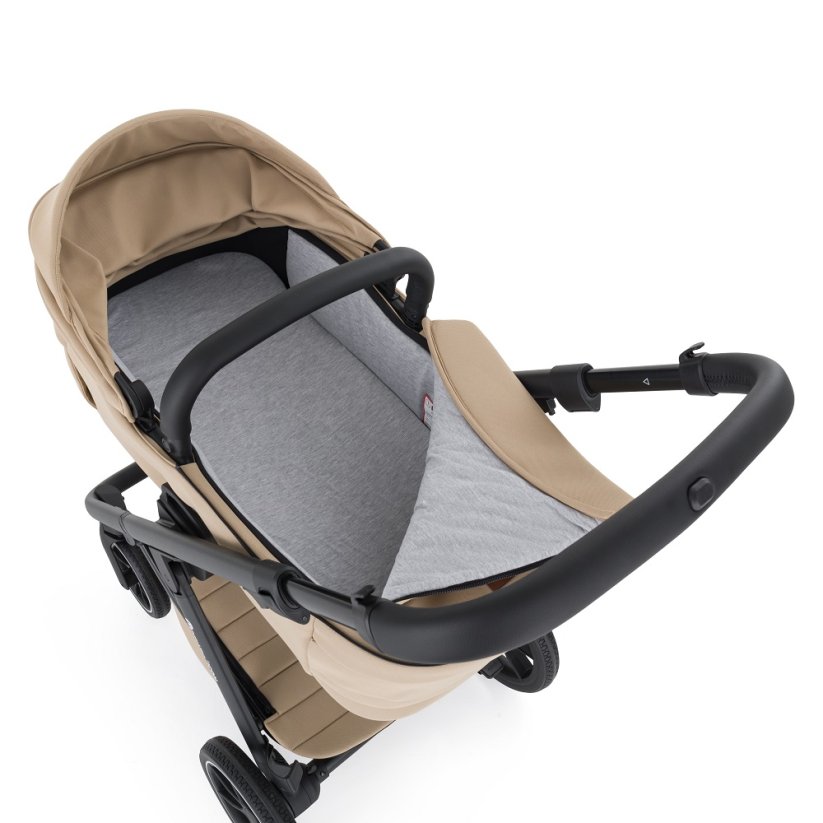 PETITE&MARS Wózek wielofunkcyjny ICON 2w1 AIR SET LITE - Warianty Icon: Mocha Beige