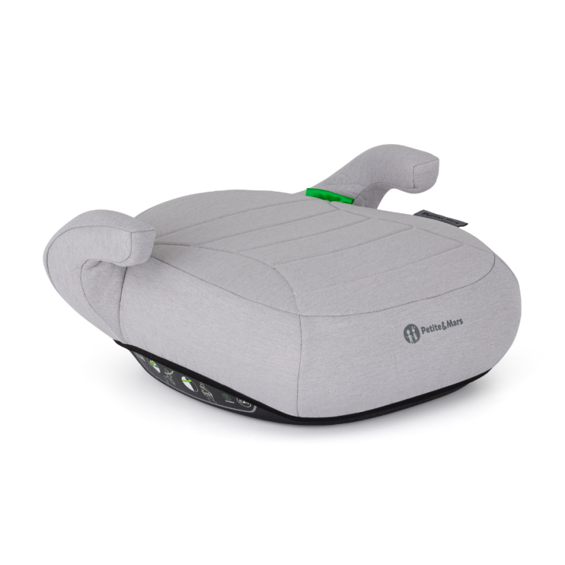 Petite&Mars Zuno Booster Seat (100–150 cm) - Varianty Zuno: Gentle Grey