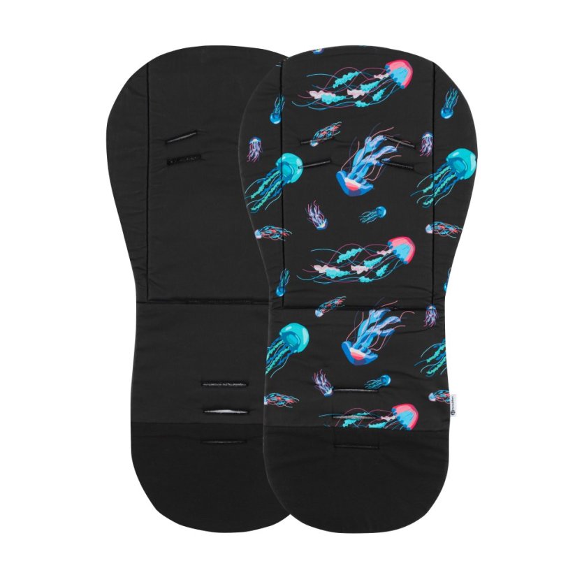 PETITE&MARS Stroller seat liner Foamy Limited 100 - Variants of  Foamy Limited 100: Jellyfish