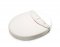 PETITE&MARS Napínací prostěradlo nepromokavé do oválné postýlky Soft Dream Oval 84 x 50 White
