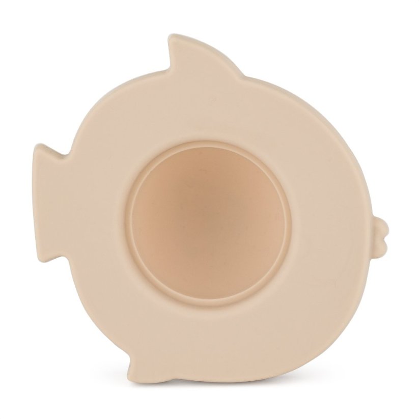 PETITE&MARS Silikonowa zabawka pop - up Fish Fiona 6m+