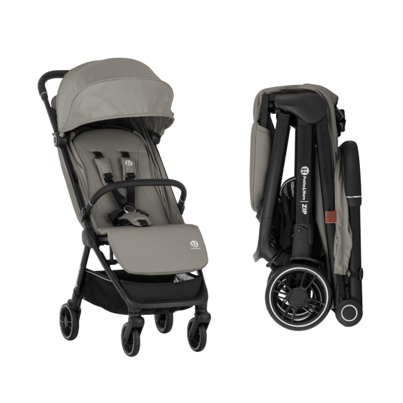 PETITE&MARS Wózek spacerowy ZIP - Varianty ZIP: Velvet Grey